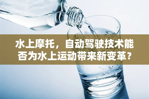 水上摩托，自动驾驶技术能否为水上运动带来新变革？