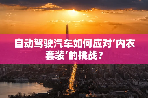 自动驾驶汽车如何应对‘内衣套装’的挑战？
