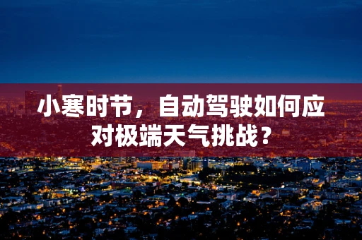 小寒时节，自动驾驶如何应对极端天气挑战？