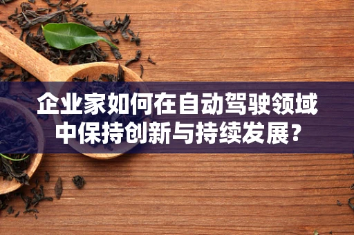 企业家如何在自动驾驶领域中保持创新与持续发展？