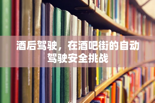 酒后驾驶，在酒吧街的自动驾驶安全挑战