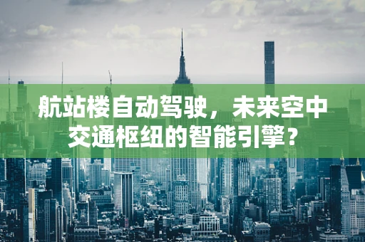 航站楼自动驾驶，未来空中交通枢纽的智能引擎？