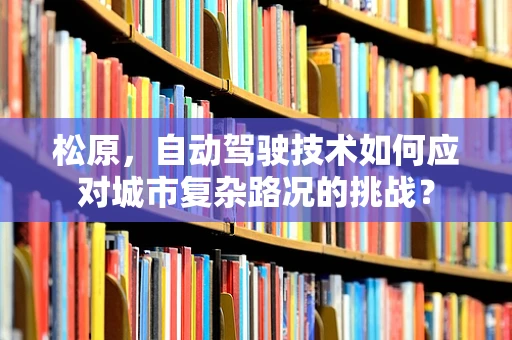 松原，自动驾驶技术如何应对城市复杂路况的挑战？