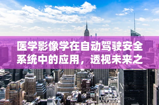 医学影像学在自动驾驶安全系统中的应用，透视未来之路？