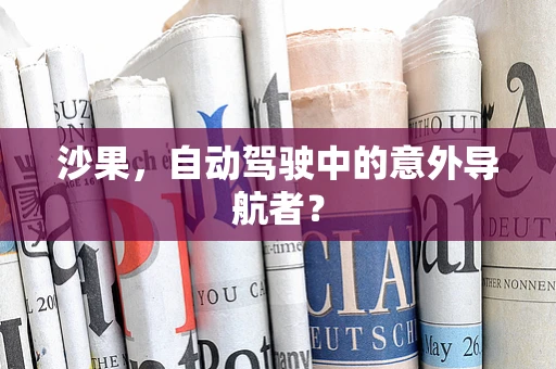 沙果，自动驾驶中的意外导航者？