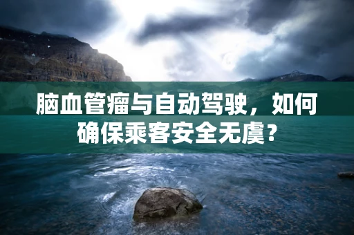 脑血管瘤与自动驾驶，如何确保乘客安全无虞？