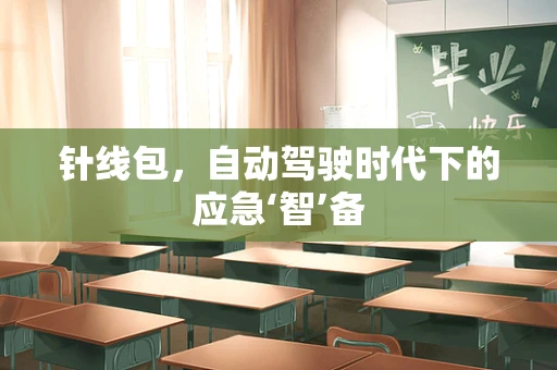 针线包，自动驾驶时代下的应急‘智’备