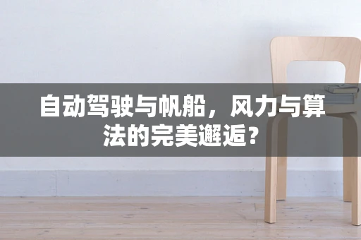自动驾驶与帆船，风力与算法的完美邂逅？