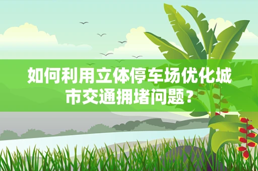 如何利用立体停车场优化城市交通拥堵问题？