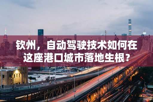 钦州，自动驾驶技术如何在这座港口城市落地生根？