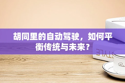 胡同里的自动驾驶，如何平衡传统与未来？