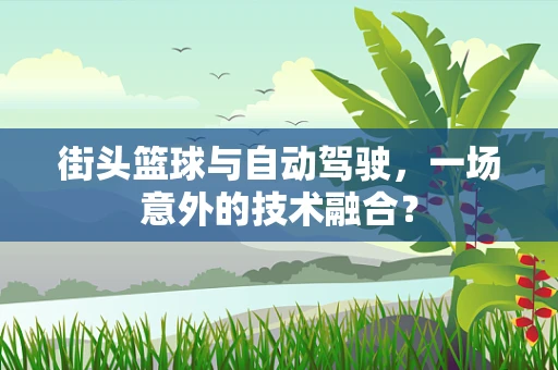 街头篮球与自动驾驶，一场意外的技术融合？