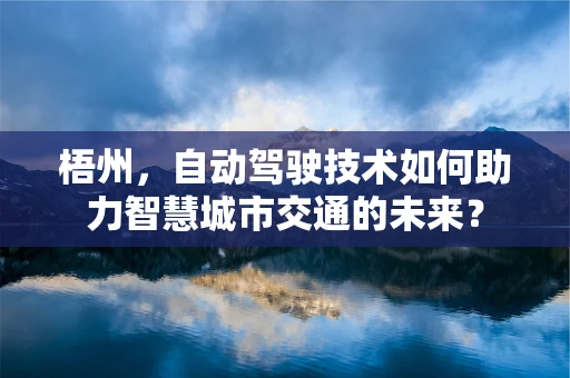 梧州，自动驾驶技术如何助力智慧城市交通的未来？