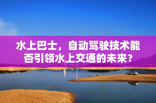 水上巴士，自动驾驶技术能否引领水上交通的未来？