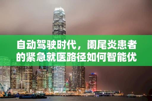 自动驾驶时代，阑尾炎患者的紧急就医路径如何智能优化？