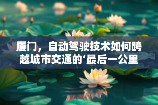厦门，自动驾驶技术如何跨越城市交通的‘最后一公里’？