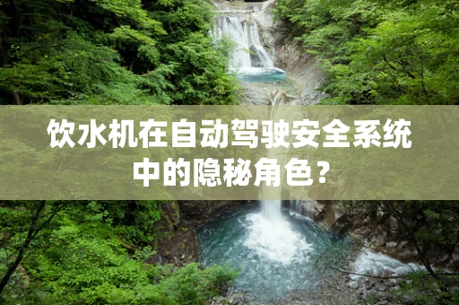 饮水机在自动驾驶安全系统中的隐秘角色？