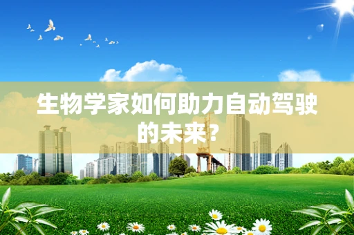 生物学家如何助力自动驾驶的未来？