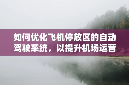 如何优化飞机停放区的自动驾驶系统，以提升机场运营效率？
