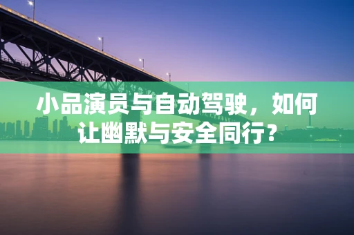 小品演员与自动驾驶，如何让幽默与安全同行？