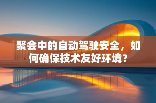 聚会中的自动驾驶安全，如何确保技术友好环境？