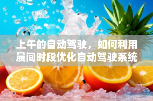 上午的自动驾驶，如何利用晨间时段优化自动驾驶系统性能？