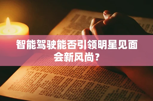 智能驾驶能否引领明星见面会新风尚？