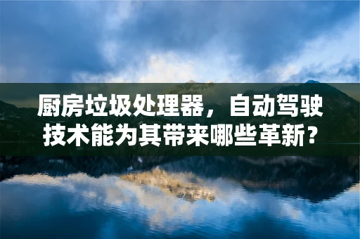 厨房垃圾处理器，自动驾驶技术能为其带来哪些革新？