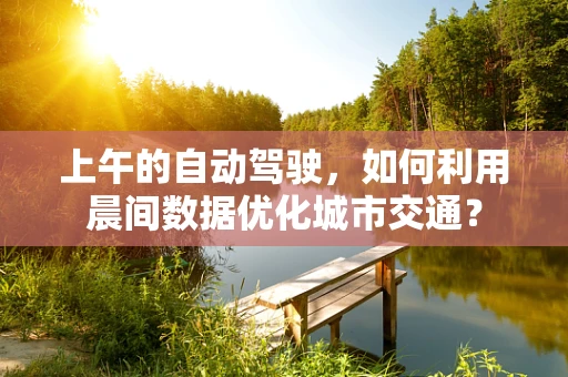 上午的自动驾驶，如何利用晨间数据优化城市交通？