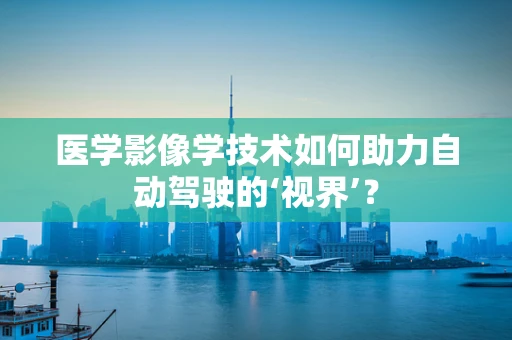医学影像学技术如何助力自动驾驶的‘视界’？