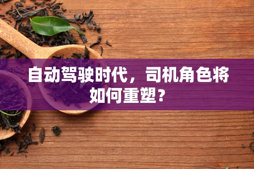 自动驾驶时代，司机角色将如何重塑？