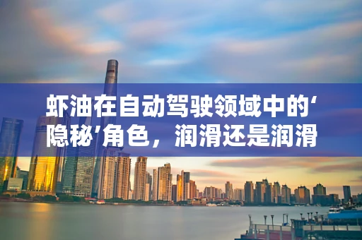 虾油在自动驾驶领域中的‘隐秘’角色，润滑还是润滑剂？