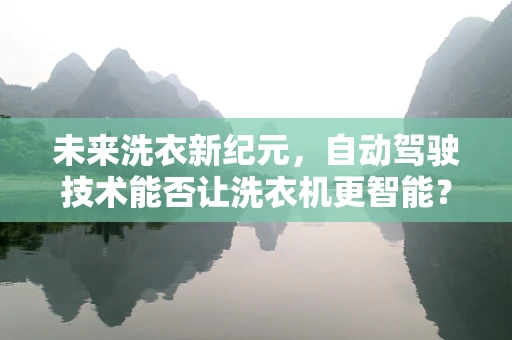 未来洗衣新纪元，自动驾驶技术能否让洗衣机更智能？