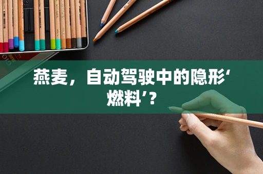 燕麦，自动驾驶中的隐形‘燃料’？