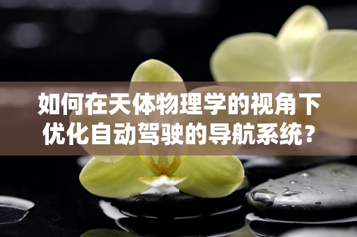 如何在天体物理学的视角下优化自动驾驶的导航系统？