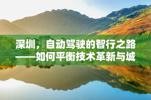 深圳，自动驾驶的智行之路——如何平衡技术革新与城市交通管理？