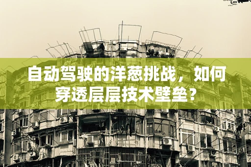 自动驾驶的洋葱挑战，如何穿透层层技术壁垒？