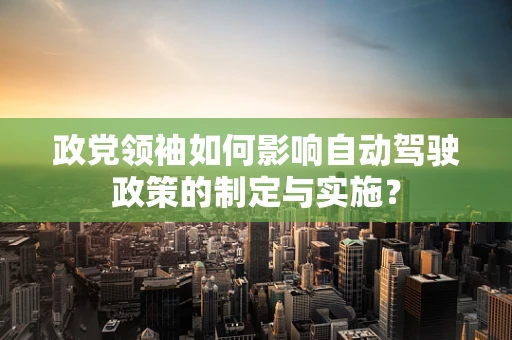 政党领袖如何影响自动驾驶政策的制定与实施？