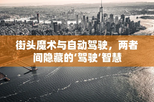 街头魔术与自动驾驶，两者间隐藏的‘驾驶’智慧