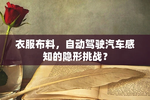 衣服布料，自动驾驶汽车感知的隐形挑战？