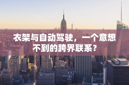 衣架与自动驾驶，一个意想不到的跨界联系？