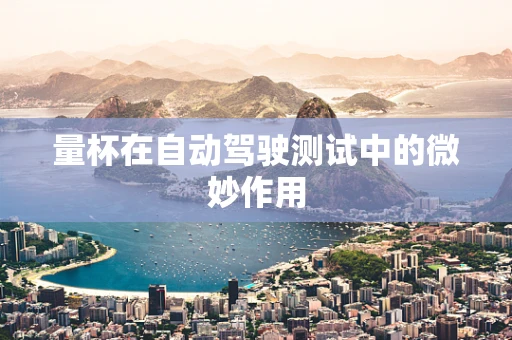量杯在自动驾驶测试中的微妙作用