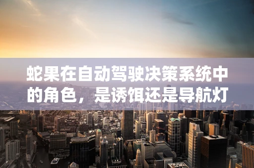 蛇果在自动驾驶决策系统中的角色，是诱饵还是导航灯？