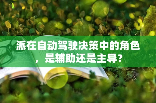 派在自动驾驶决策中的角色，是辅助还是主导？