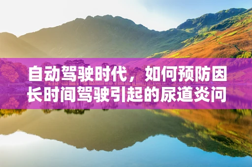 自动驾驶时代，如何预防因长时间驾驶引起的尿道炎问题？