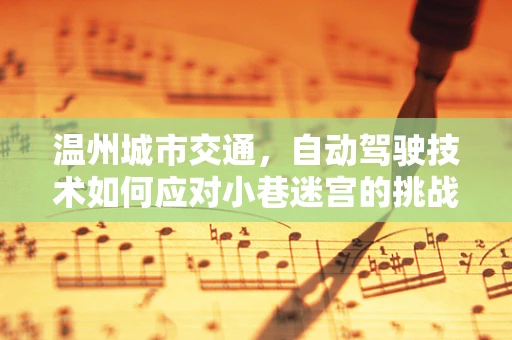 温州城市交通，自动驾驶技术如何应对小巷迷宫的挑战？
