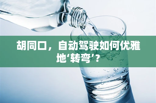 胡同口，自动驾驶如何优雅地‘转弯’？
