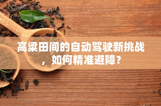 高粱田间的自动驾驶新挑战，如何精准避障？