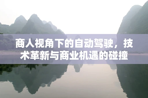 商人视角下的自动驾驶，技术革新与商业机遇的碰撞