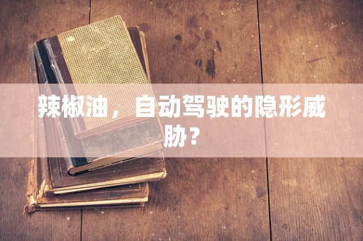 辣椒油，自动驾驶的隐形威胁？